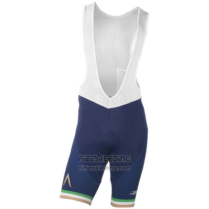 2018 2019 Fietskleding Aqua Blauwe Sport Kampioen Ierland Korte Mouwen en Koersbroek